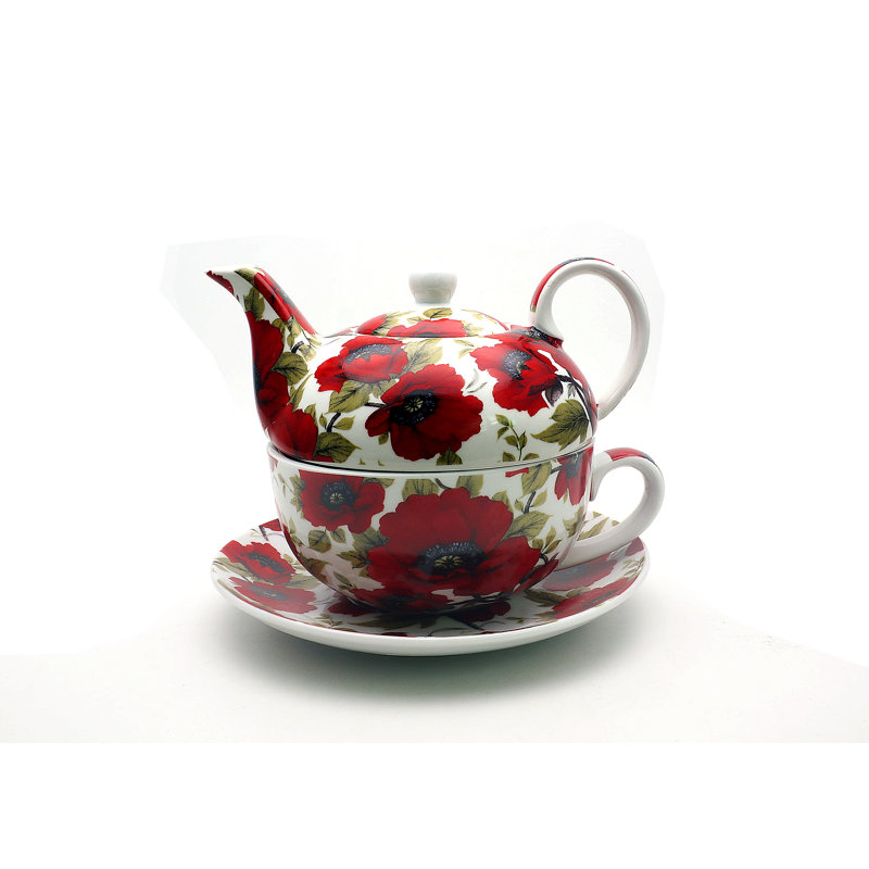 Rosalind Wheeler Tardun 480ml Floral Teapot