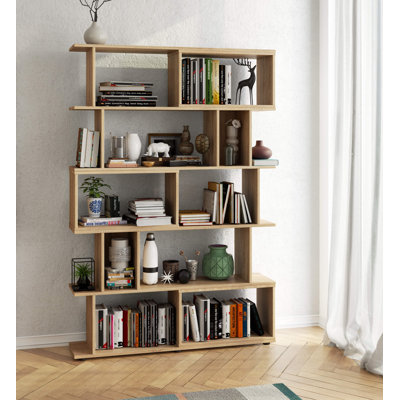 Ayca 177cm H x 120cm W Bookcase