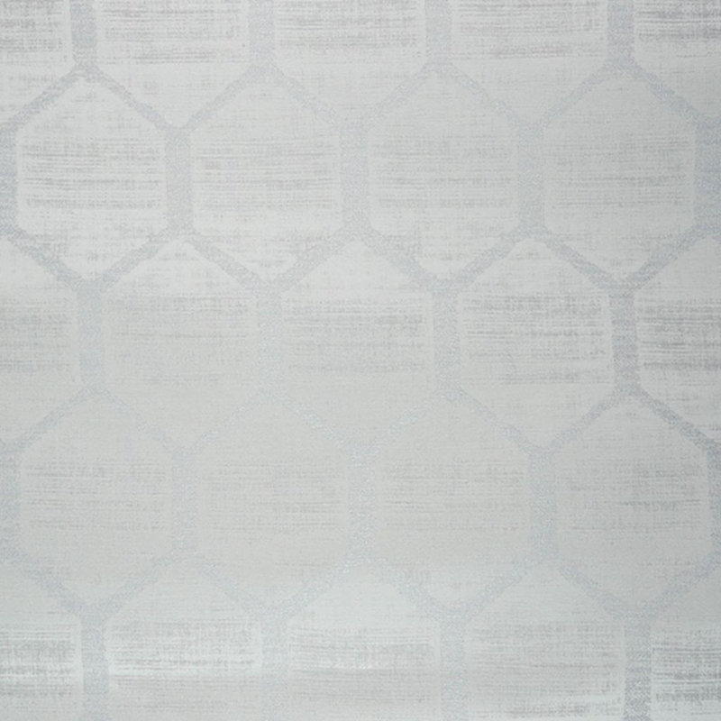 Tissu hexagonal Wesco Gentry, Blanc délavé