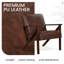 67Cm Wide Faux Leather Armchair-1660129149
