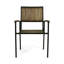 Chaise en bois et métal Bridget, ensemble de 2