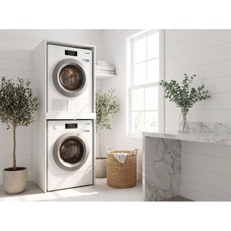 Manufactured Wood Laundry Room Organiser, WHITE