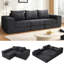 Canapé modulaire en velours côtelé de style modulaire Boneless-478026376