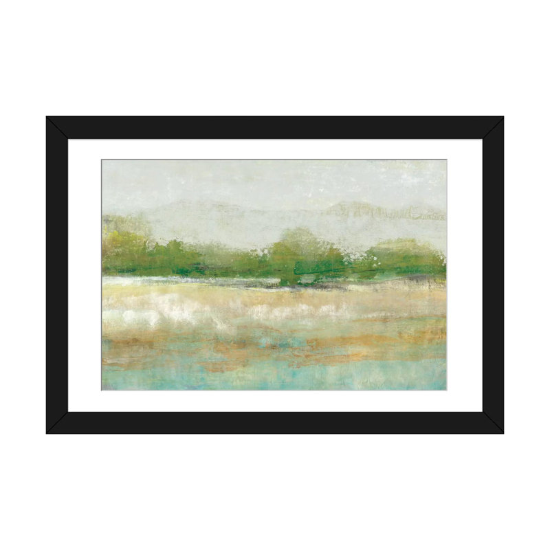 «Spring Treeline I» par Timothy O 'Toole, reproduction sur toile tendue, H 16 po x l 24 po x P 1 po, Blanc