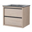 Ensemble de meuble-lavabo simple 24,02 po avec plateau en céramique Vadie