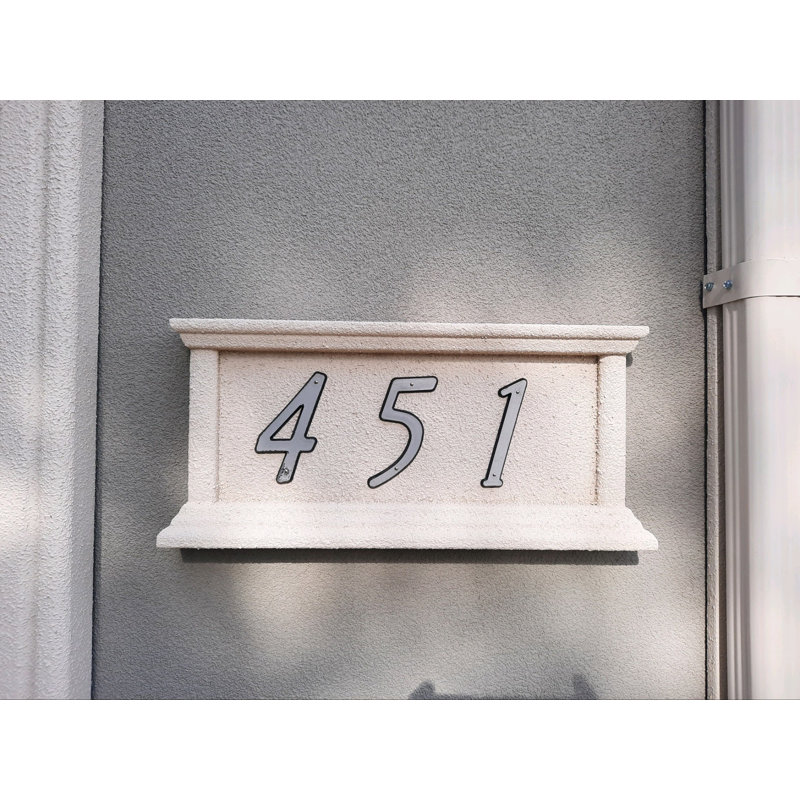 Tuscan Address Plaque