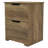 Aroob 23.62'' Tall 2 - Drawer Nightstand-1877693086-1847521313