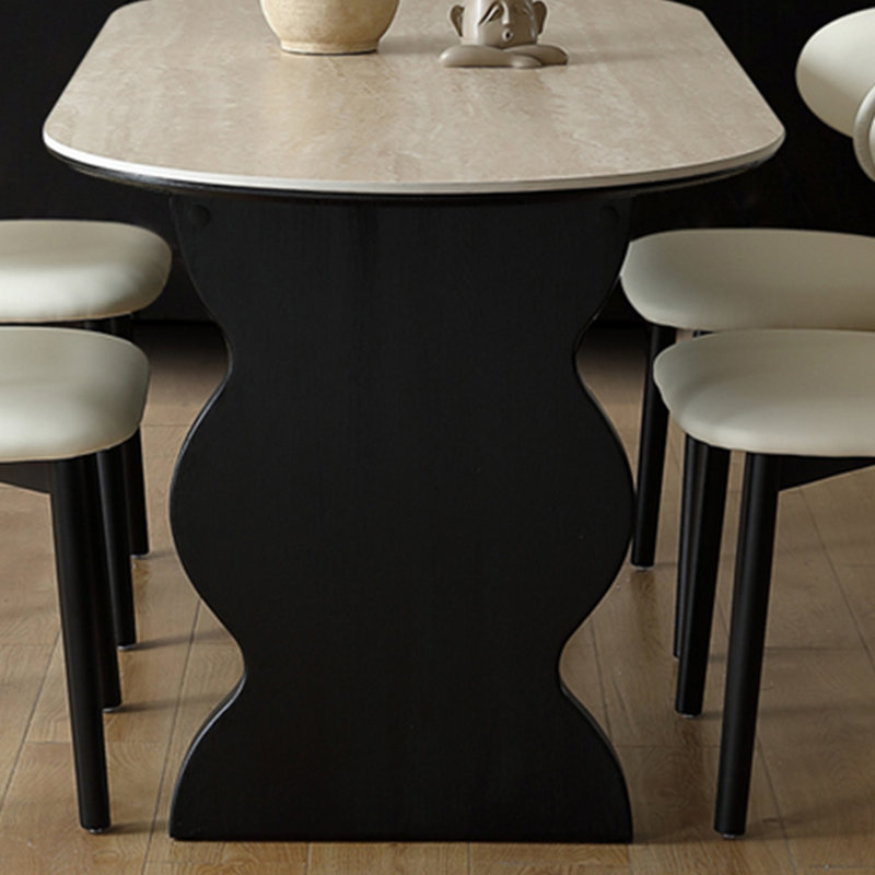 Table de salle à manger French Minimalist, H 29,52 po x L 70,86 po x l 31,49 po
