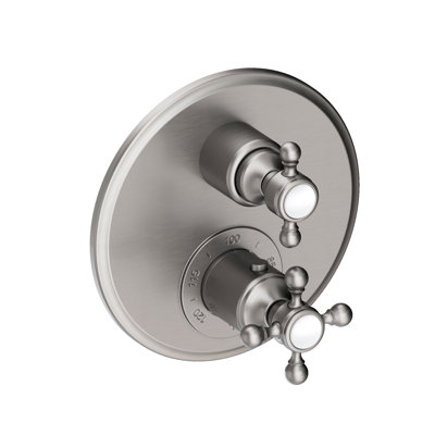 Astor 1/2" Round Thermostatic Trim Plate With Handle