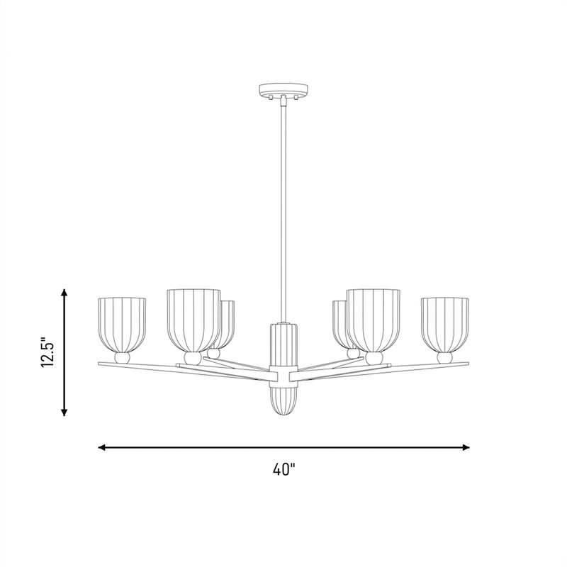 1-Light Pendant in Matte Black, Matte Black