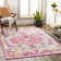 Tapis rose / safran Fleeman