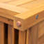 Boîte de rangement en bois de 30 gallons pour le rangement et les sièges d'extérieur Portside, durable et résistante aux intempéries-115763990