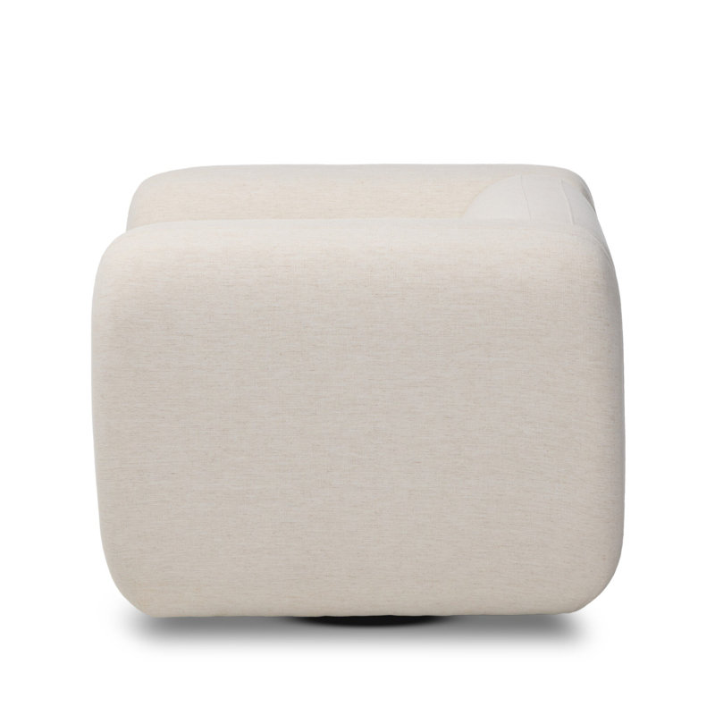 Nara Swivel Armchair, Crypton Nomad Snow