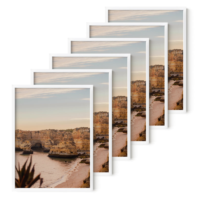 Cadre photo Lajavion - ensemble de 6, White, 16" W x 24" H