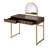 2 Drawers Vanity Desk With Mirror And Jewelry Tray