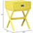 End Table With Concealed Storage Drawer, Modern Styling For Any Decor, Quick Assembly