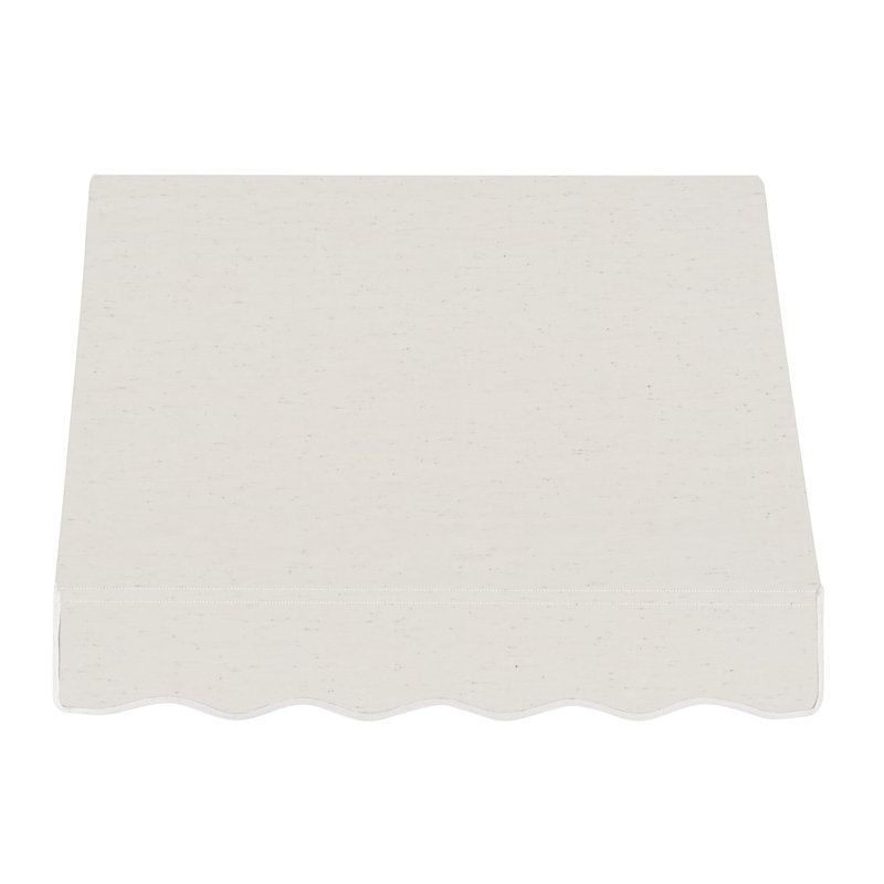 Auvent fixe en tissu acrylique rétro Awntech Dallas, H 24 po x l 40,5 po x P 42 po, Tweed avoine