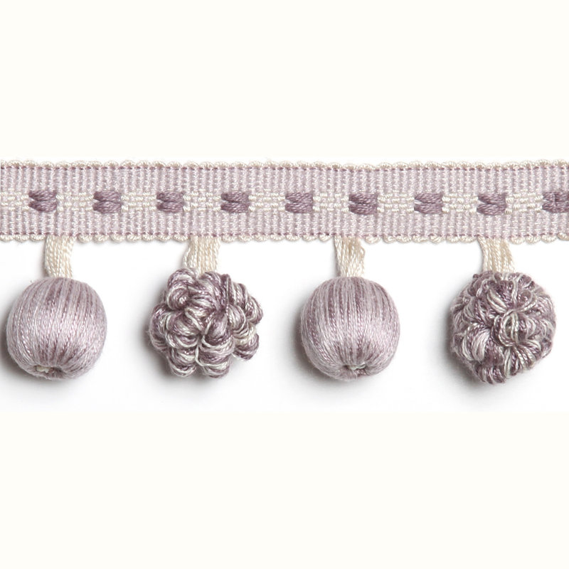 Tissu à baies siracusa Chaura, Mauve clair / mauve foncé