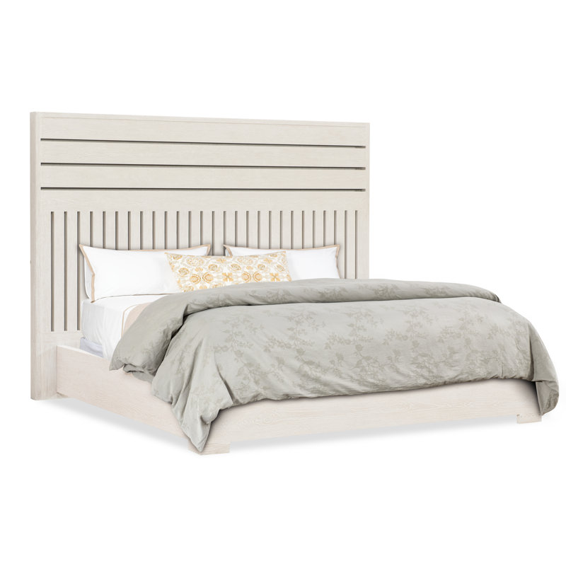 Margaritaville Duval Queen Panel Bed, Queen, Cream/Ivory