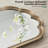 Vintage Oval Petal Shape Mirror With Beaded Frame-1205024460
