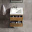 Meuble-lavabo suspendu avec lavabo en porcelaine et comptoir en surface solide, meuble-lavabo mural en MDF avec 2 tiroirs à fermeture douce, préassemblé, 24 po/30 po/36 po-1511534473