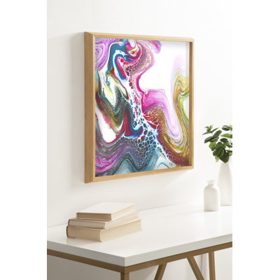 Kester Bright Colourful Abstract Geometric - Painting
