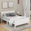 Lit plateforme double en bois avec tête de lit-1124520389-1124520390