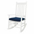 Emjay Wood Outdoor Rocker Chair With Cushion Set