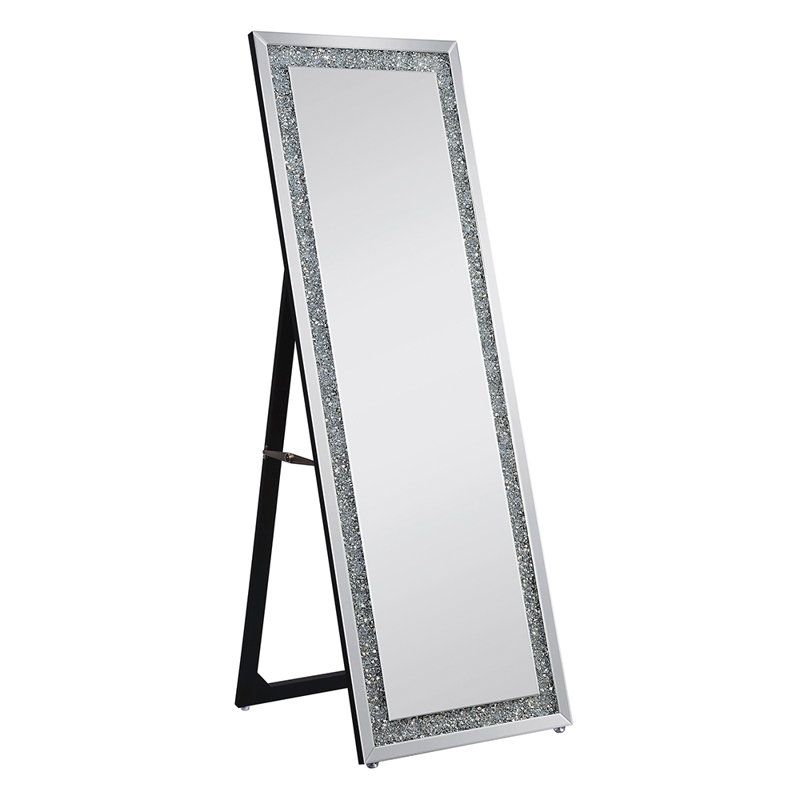 Traci Floor Mirror, Dark Gray