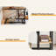 Table mobile C, table de bureau avec planche à dessin inclinable, table d'appoint