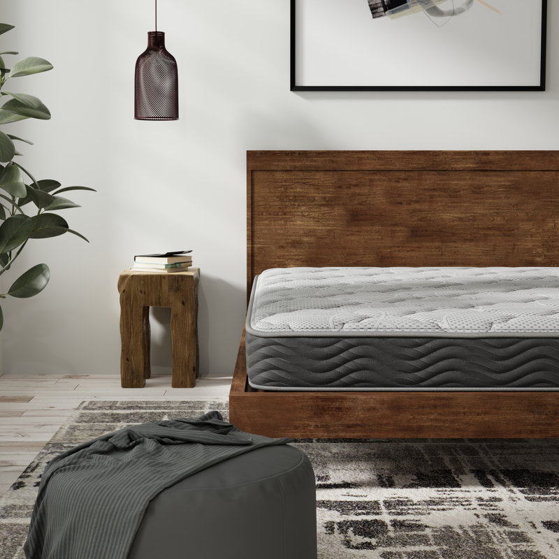 Matelas ferme Ardin avec ressorts ensachés et mousse adaptative, Lit double