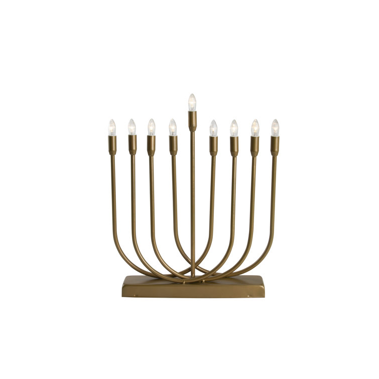 Electric Menorah, Bronze