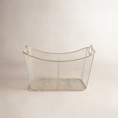 Modern Metal Storage Basket