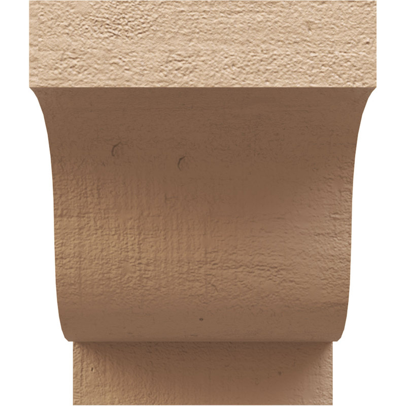 Queue de chevron Newport Woodgrain TimberThane, brun clair apprêté, H 8 po x l 32 po x P 6 po