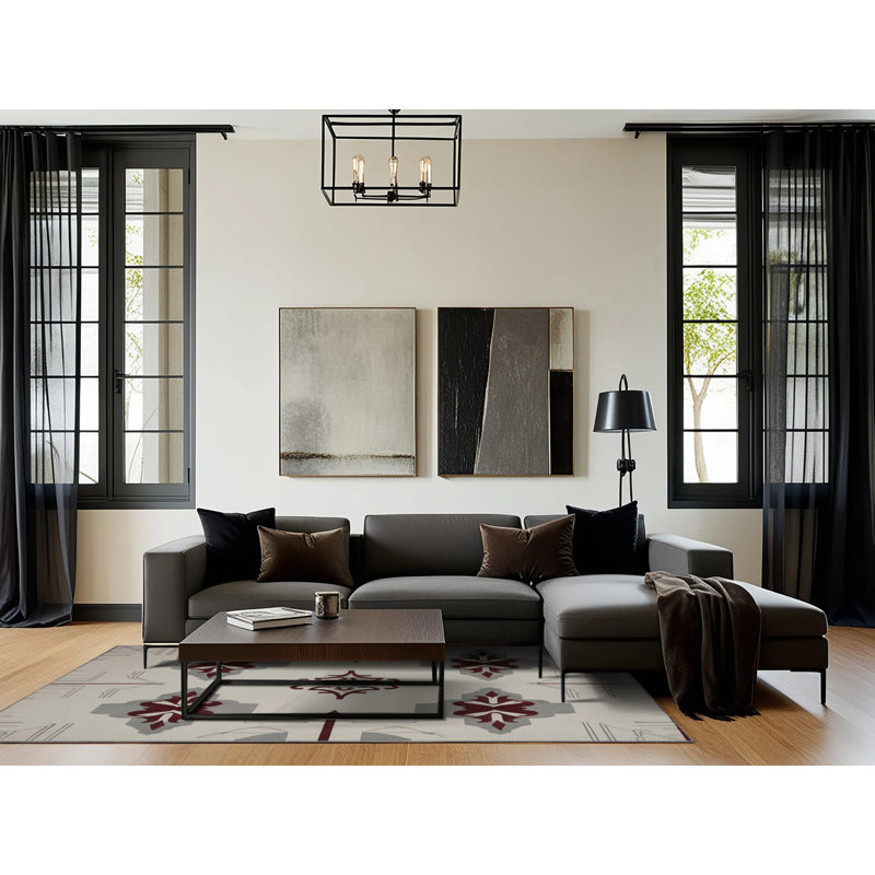 Composed Layers Rug, Rectangle 2' x 3'