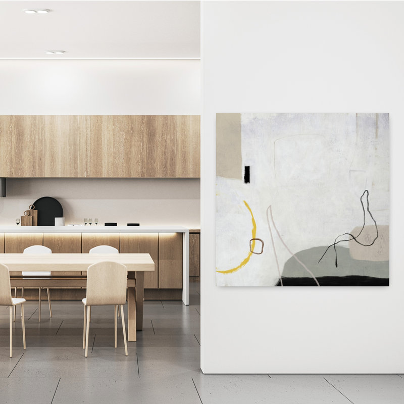 Art contemporain contemporain abstrait, H 48 po x l 48 po
