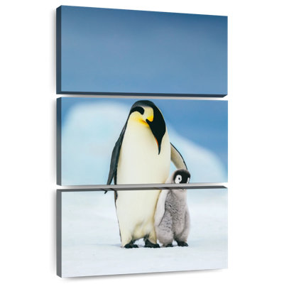 Brampt Mother And Baby Penguins