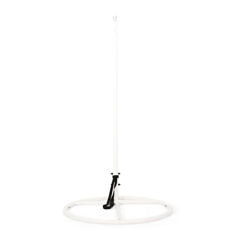 Relax In Hanging Chair Bottom, White - Iron Construction, 44 In. Depth, Width, 80 Height, 44.74 Lb Bottom: White, Iron, 43.31 D X W 79.5 H, Weight, Comfortable