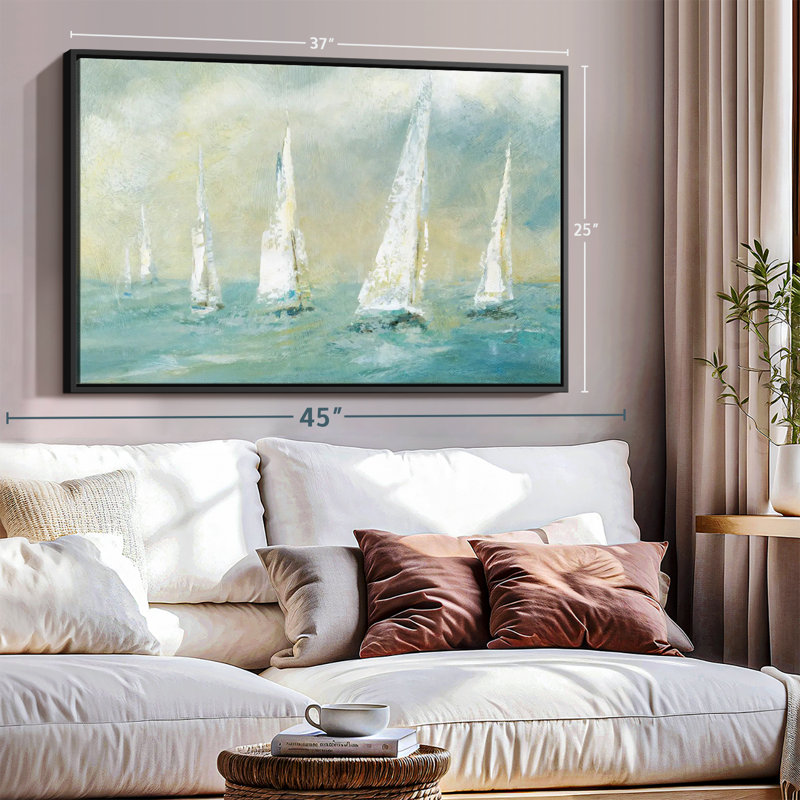 " Ocean Breeze II ", 25" H x 37" W