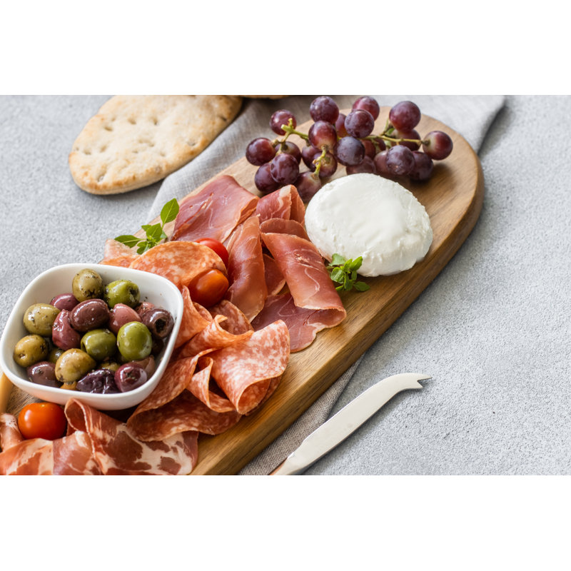 MasterClass Gourmet Prep & Serve Long Acacia Paddle Board