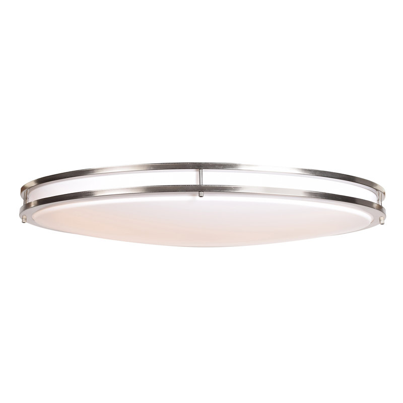 Penning Acrylic Flush Mount, Bronze, 5" H x 18.25" W x 18.25" D