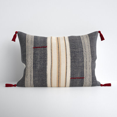 Gordon Tassels Lumbar Pillow Cover