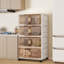 Bacs de rangement pliables avec couvercles