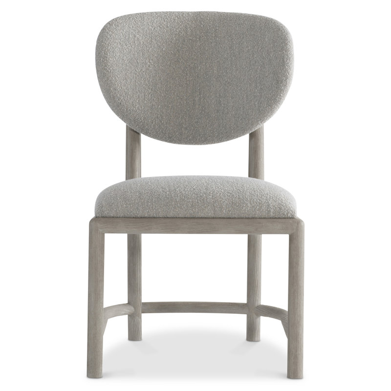 Trianon Gray Wood Upholstered Side Chair 22"W x 28.38"D x 38.25"H