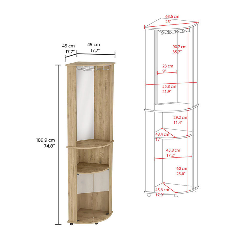Accent Cabinet, Beige