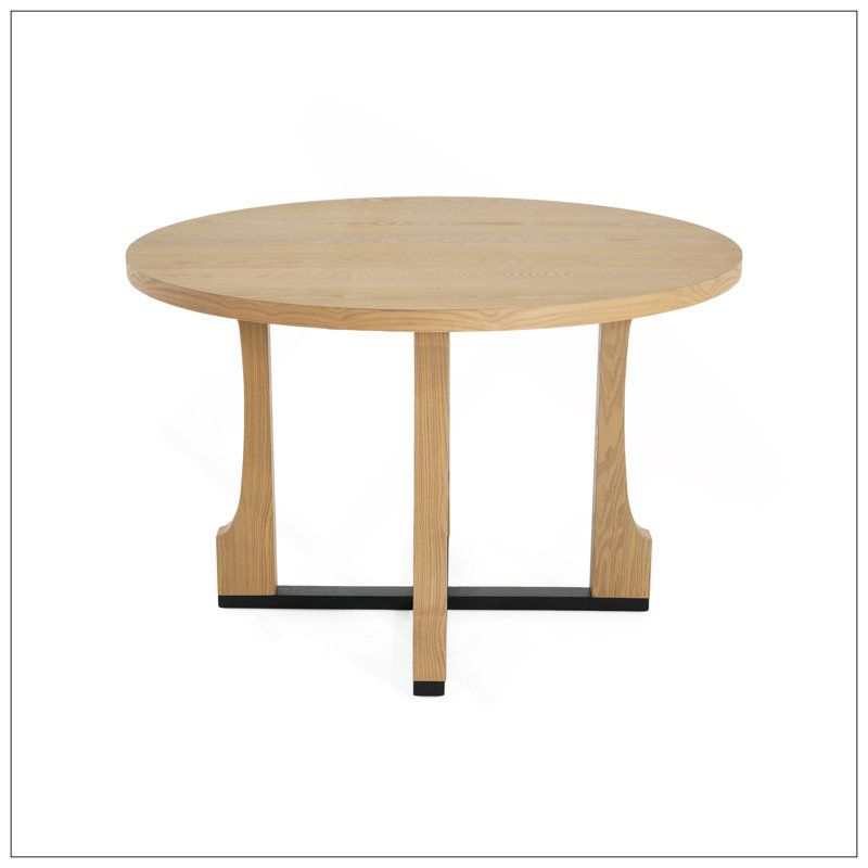 48" Round Dining Table, Natural