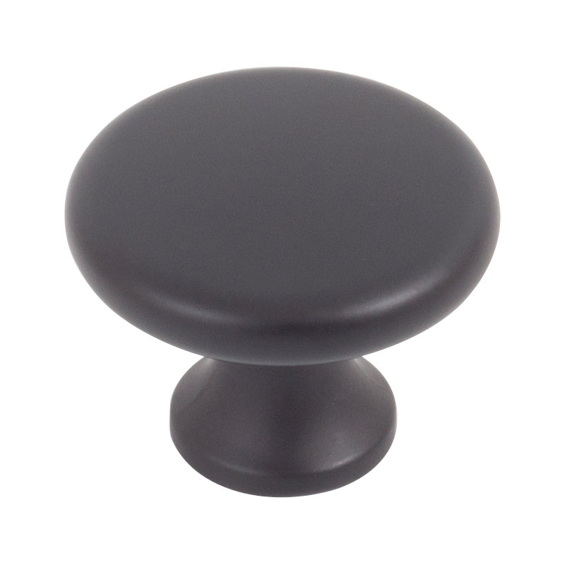 Telluride 1.5" Diameter Round Knob, Matte Black