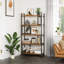 Ahnaya 147cm H x 80cm W Metal Etagere Bookcase