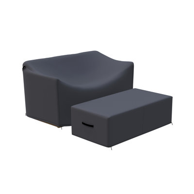 Aniston 59" Teak Outdoor Patio Furniture Covers