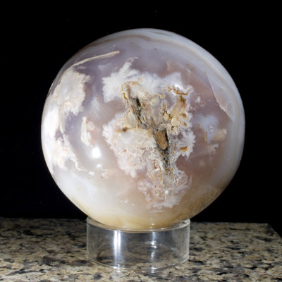Grande sphère d'agate complexe Anya-Beth